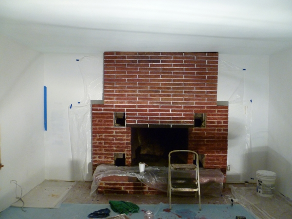 Fireplace almost finished